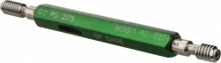 Plug Thread Gage: 1/4-20 Thread, 2B Class, Double End, Go & No Go