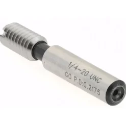 Plug Thread Gage: 1/4-20 Thread, 2B Class, Single End, Go