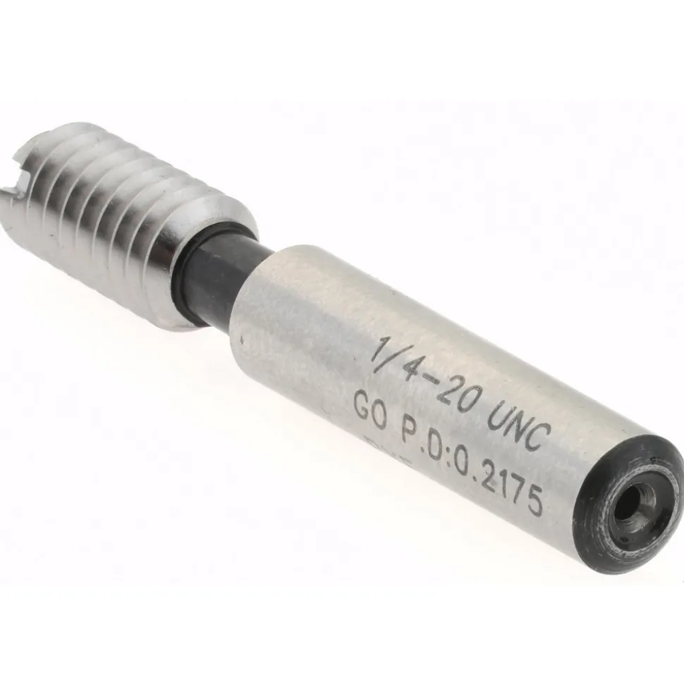 Plug Thread Gage: 1/4-20 Thread, 2B Class, Single End, Go