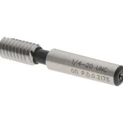 Plug Thread Gage: 1/4-20 Thread, 2B Class, Single End, Go