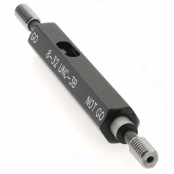 Plug Thread Gage: #8-32 Thread, 3B Class, Double End, Go & No Go