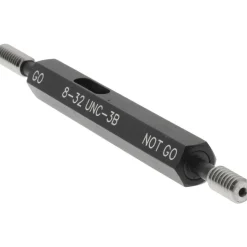 Plug Thread Gage: #8-32 Thread, 3B Class, Double End, Go & No Go