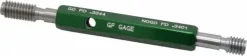 Plug Thread Gage: 3/8-16 Thread, 2B Class, Double End, Go & No Go