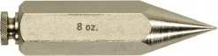 Plumb Bobs: Weight (oz.): 12.00; Material: Steel; Replaceable Tip: No