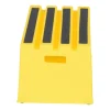 Polyethylene: 1-Step Step Stool 500 Lb. Capacity Yellow