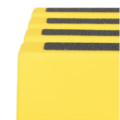 Polyethylene: 1-Step Step Stool 500 Lb. Capacity Yellow