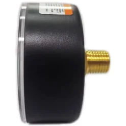 Pressure Gauge: 2-1/2" Dial, 100 psi, 1/4" Thread, NPT, Center Back Mount