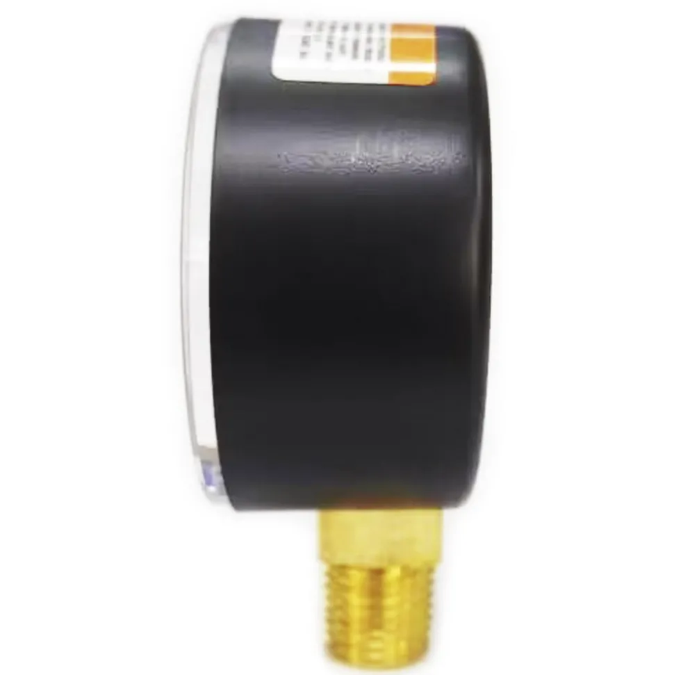 Pressure Gauge: 2-1/2" Dial, 15 psi, 1/4" Thread, NPT, Lower Mount