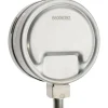 Pressure Gauge: 4" Dial, 60 psi, 1/4" Thread, NPT, Lower Mount