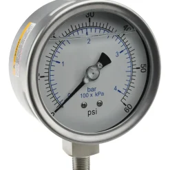 Pressure Gauge: 4