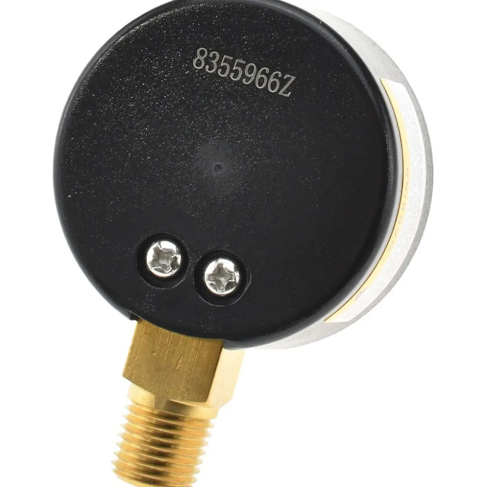 Pressure Gauge: 2" Dial, 1/4" Thread, NPT, Lower Mount