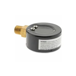 Pressure Gauge: 2" Dial, 1/4" Thread, NPT, Lower Mount