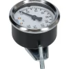 Pressure Gauge: 2" Dial, 1/4" Thread, U-Clamp Panel & Center Back Mount