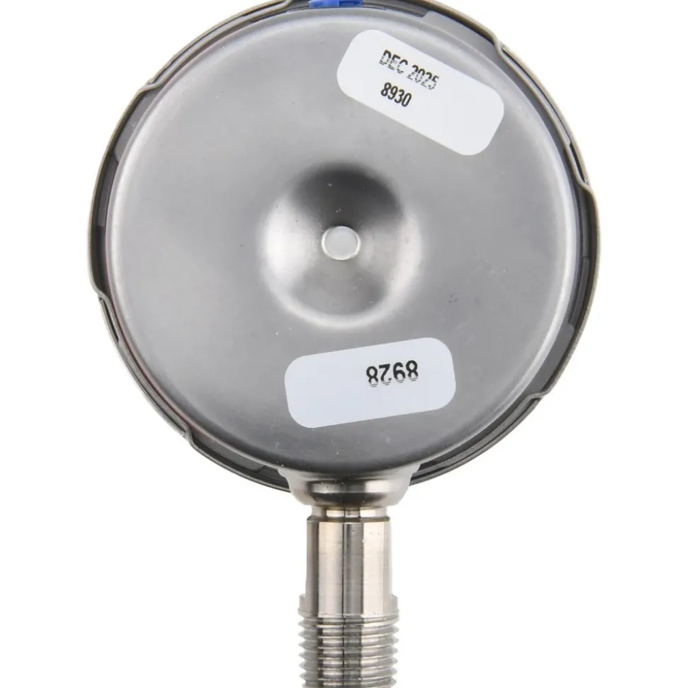 Pressure Gauge: 2-1/2" Dial, 0 to 160 psi, 1/4" Thread, NPT, Lower Mount