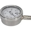 Pressure Gauge: 2-1/2" Dial, 0 to 30 psi, 1/4" Thread, NPT, Lower Mount