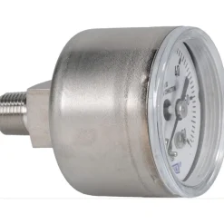 Pressure Gauge: 1-1/2" Dial, 0 to 60 psi, 1/8" Thread, NPT, Center Back Mount