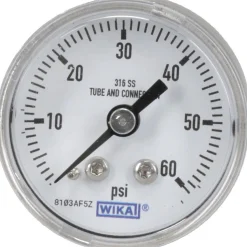 Pressure Gauge: 1-1/2