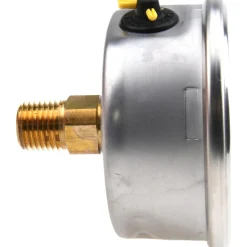 Pressure Gauge: 2-1/2" Dial, 0 to 30 psi, 1/4" Thread, NPT, Center Back Mount