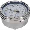 Pressure Gauge: 2-1/2" Dial, 0 to 100 psi, 1/4" Thread, NPT, Center Back Mount