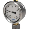 Pressure Gauge: 2-1/2" Dial, 0 to 30 psi, 1/4" Thread, NPT, Lower Mount
