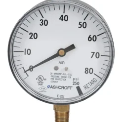 Pressure Gauge: 3-1/2