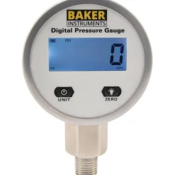 Pressure Gauge: 0 to 100 psi, 1/4" MNPT, Bottom Mount