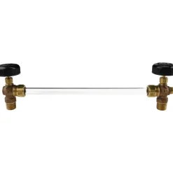 350 psi Working Pressure, 125 Max psi, Bronze Liquid Level Gage Glass