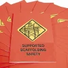 15 Qty 1 Pack Supported Scaffolding Safety Training Booklet