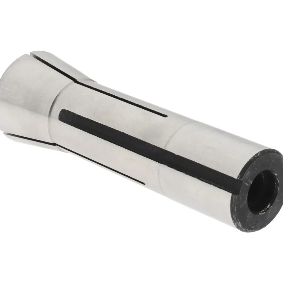 R8 Collet: 3/8", 0.0007" TIR, Round, 7/16-20 Drawbar Thread