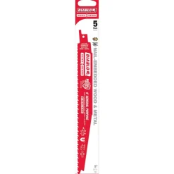 Reciprocating Saw Blade: 9" Long, Bi-Metal