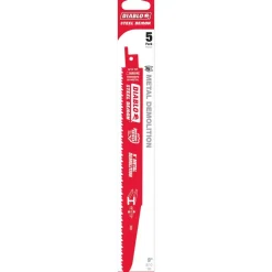 Reciprocating Saw Blade: 9" Long, Bi-Metal