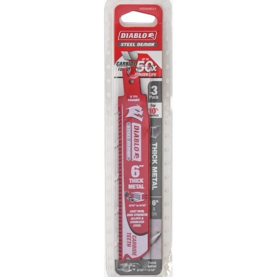 Reciprocating Saw Blade: Solid Carbide