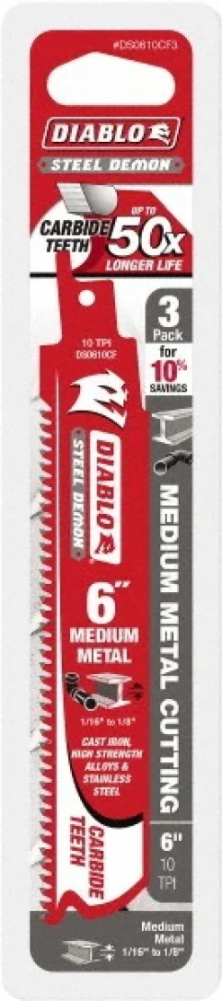 Reciprocating Saw Blade: Solid Carbide