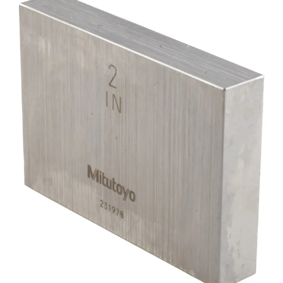 Rectangle Steel Gage Block: 2", Grade AS-1