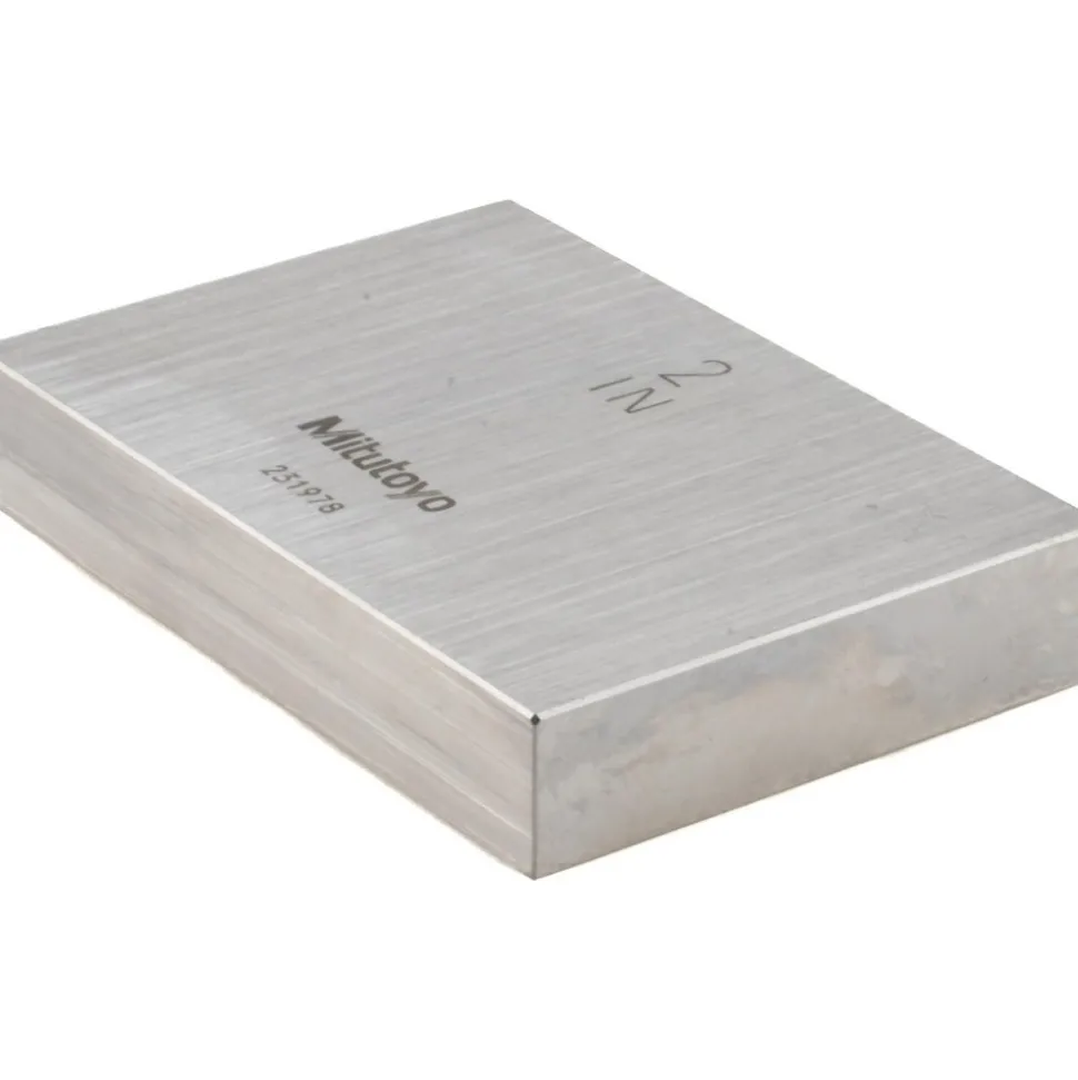 Rectangle Steel Gage Block: 2", Grade AS-1
