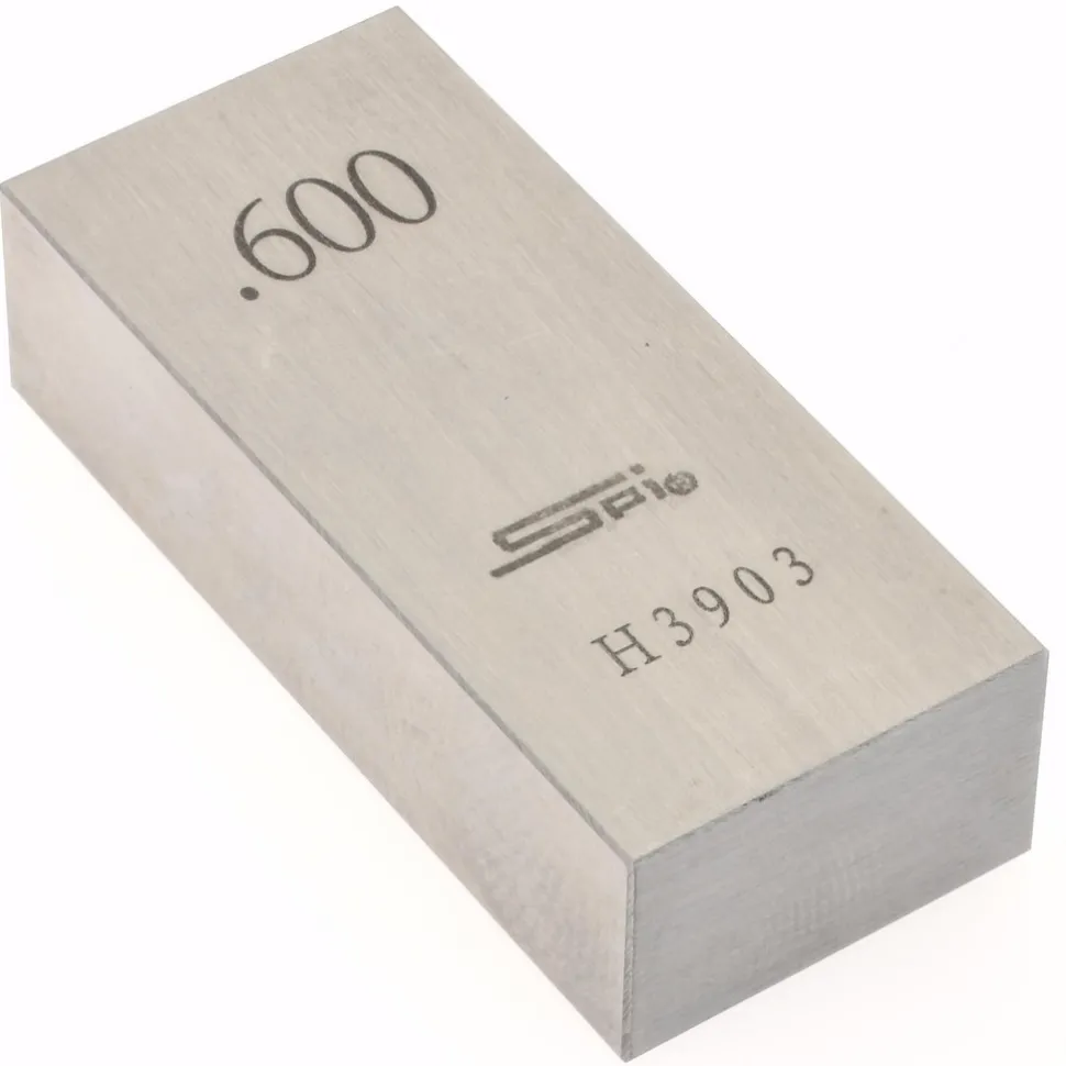 Rectangle Steel Gage Block: 0.6", Grade AS-1
