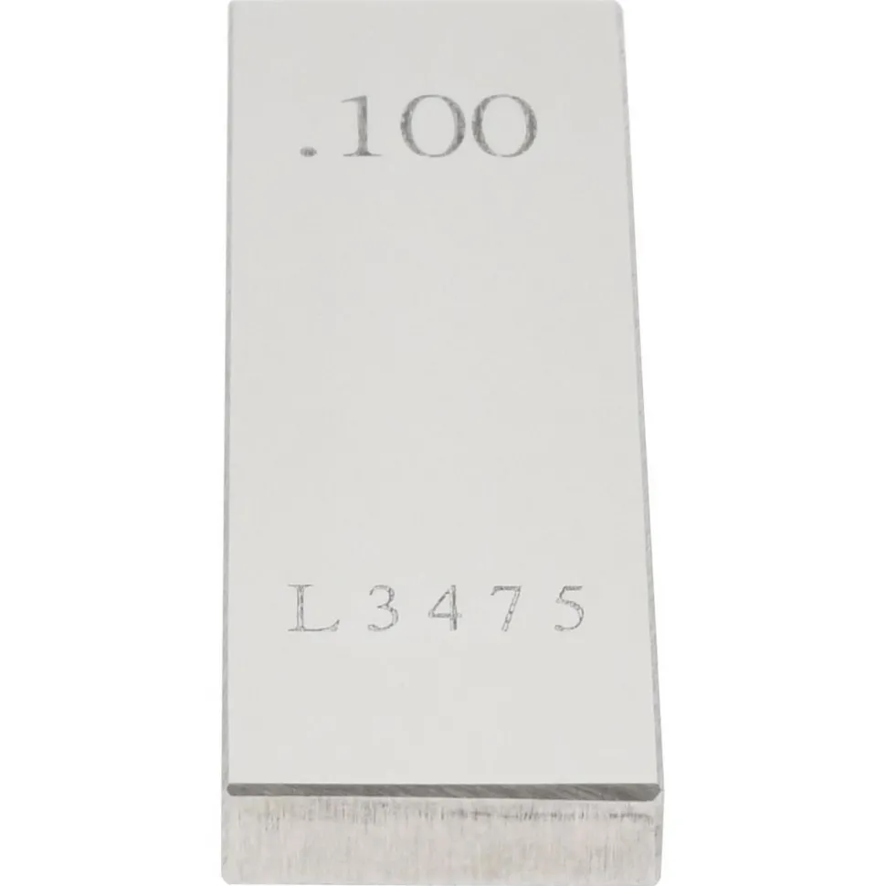 Rectangle Steel Gage Block: 0.1", Grade AS-1