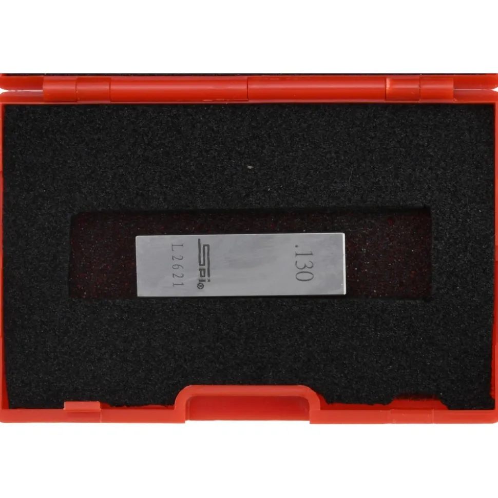 Rectangle Steel Gage Block: 0.13", Grade AS-1