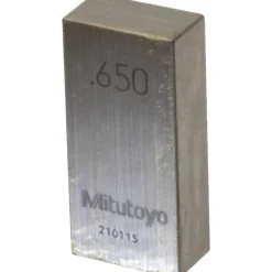 Rectangle Steel Gage Block: 0.65", Grade 0