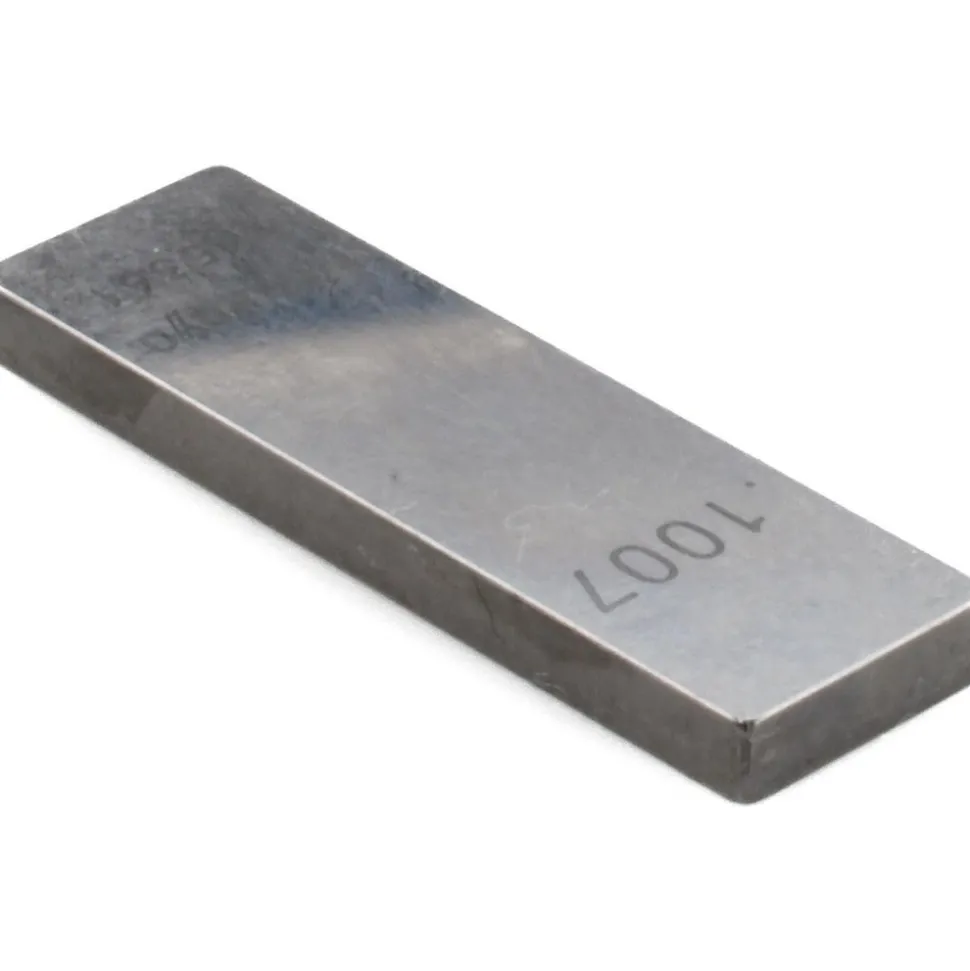 Rectangle Steel Gage Block: 0.1007", Grade 0