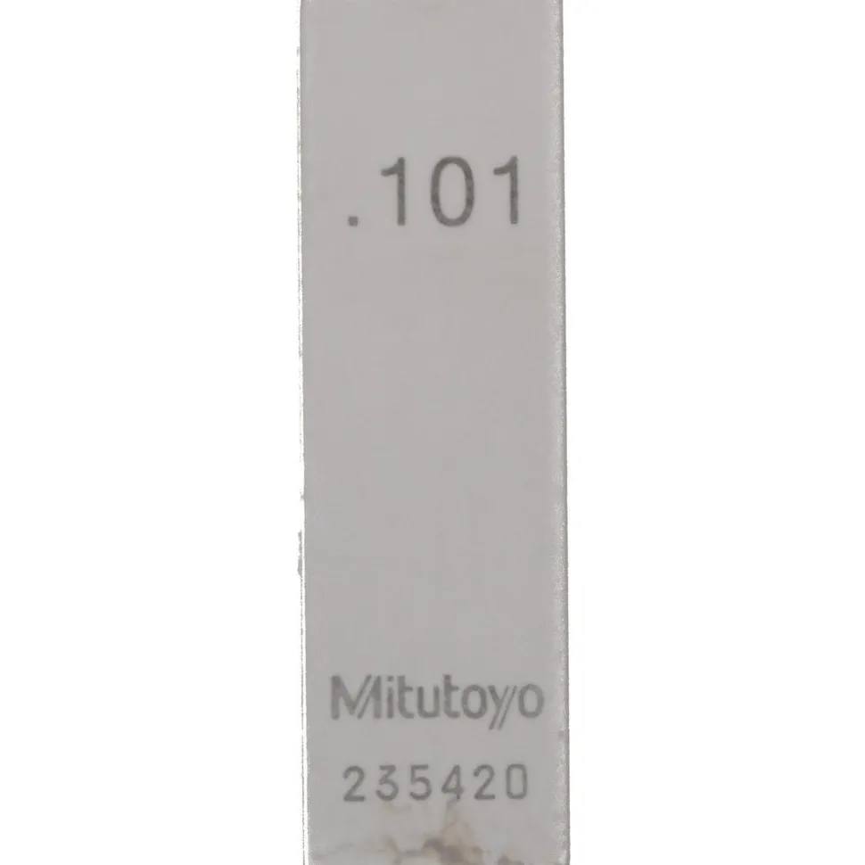 Rectangle Steel Gage Block: 0.101", Grade AS-1