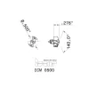 Replaceable Drill Tip: ICM0500 IC908, 0.5004" Dia, 12.71 mm Dia, 140 deg Point