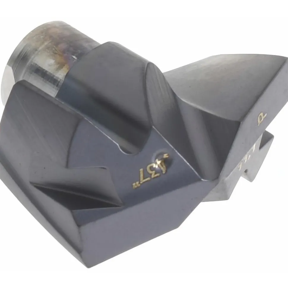 Replaceable Drill Tip: ICP437 IC908, 0.4373" Dia, 11.11 mm Dia, 140 deg Point