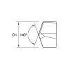 Replaceable Drill Tip: KSEM1250HPG KC7315, 1.2500" Dia, 31.75 mm Dia, 140 deg Point