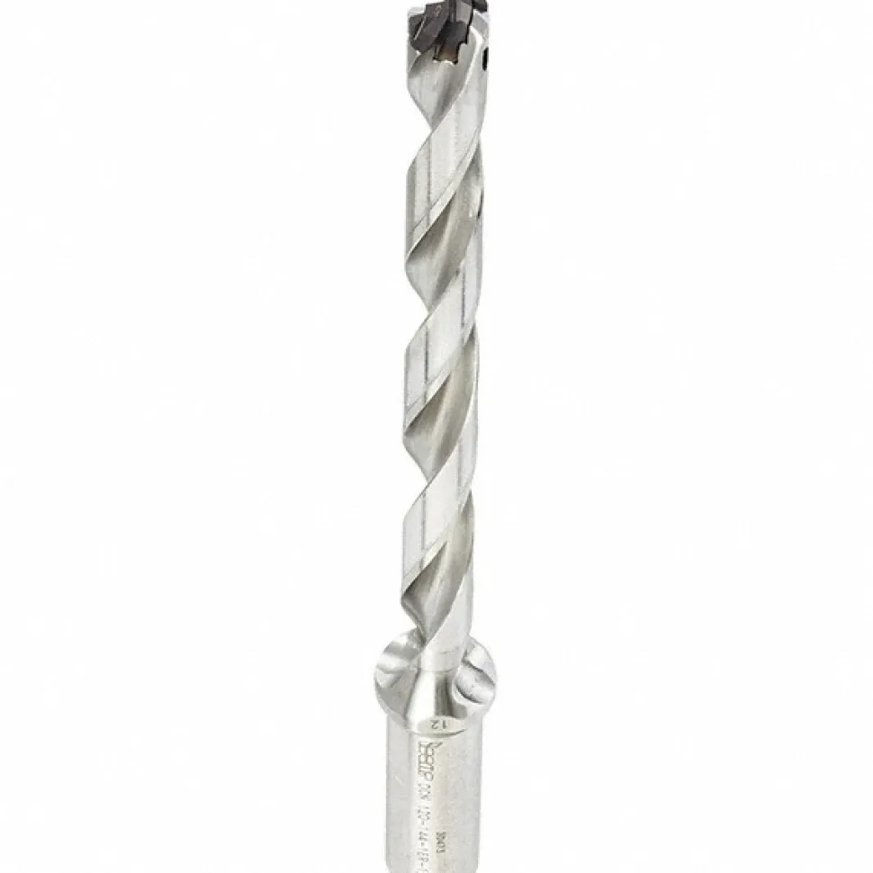 Replaceable-Tip Drill: 0.433 to 0.45" Dia, 5.28" Max Depth, 5/8" Straight-Cylindrical Shank