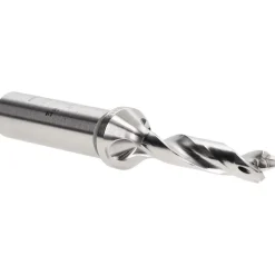 Replaceable-Tip Drill: 0.315 to 0.331" Dia, 1.57" Max Depth, 1/2" Straight-Cylindrical Shank