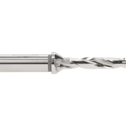 Replaceable-Tip Drill: 0.433 to 0.449" Dia, 2.16" Max Depth, 5/8" Straight-Cylindrical Shank