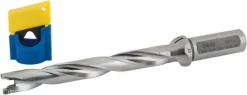 Replaceable-Tip Drill: 0.63 to 0.665" Dia, 5.04" Max Depth, 3/4" Weldon Flat Shank