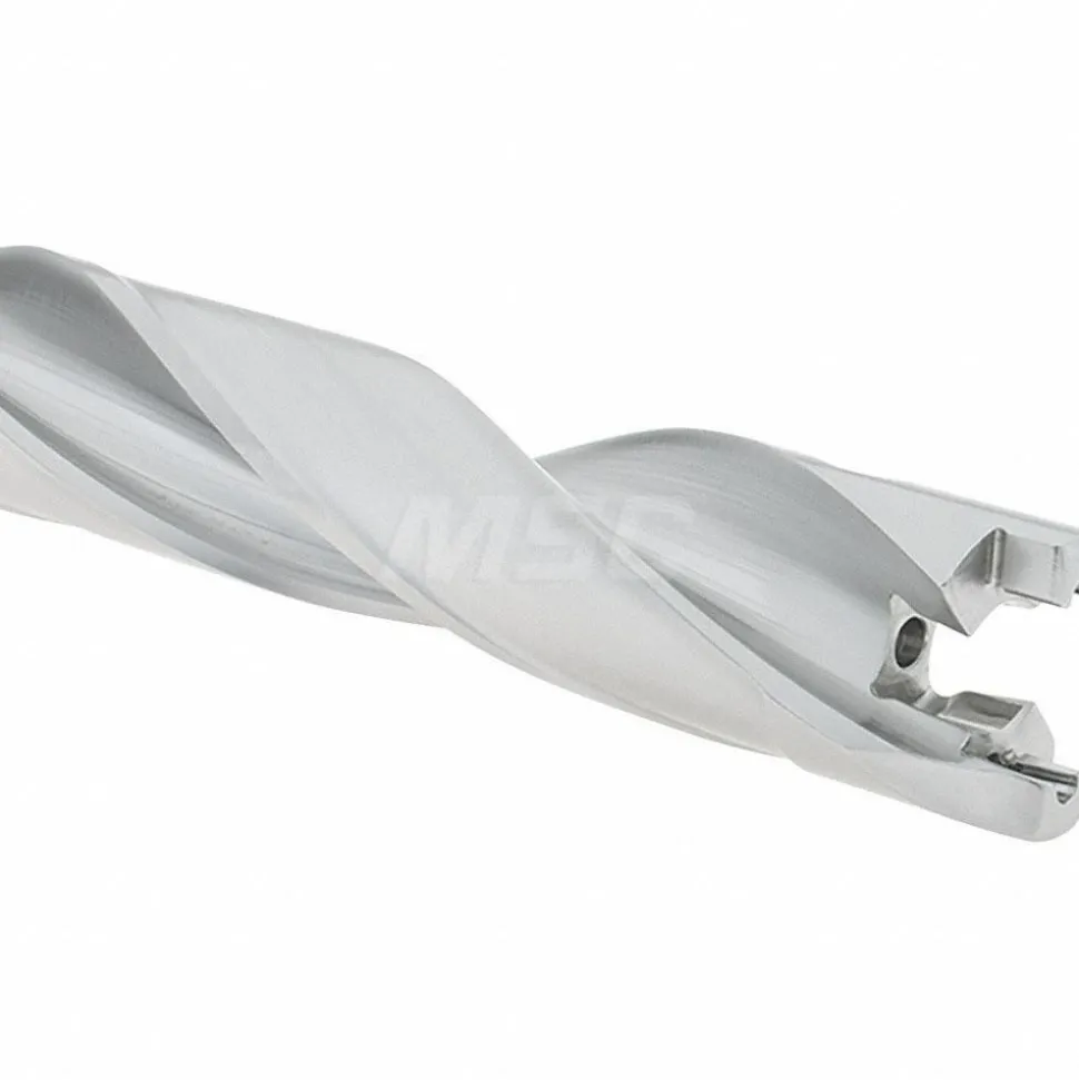 Replaceable-Tip Drill: 0.866 to 0.902" Dia, 6.93" Max Depth, 1" Weldon Flat Shank