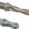 Replaceable-Tip Drill: 0.63 to 0.665" Dia, 3.15" Max Depth, 3/4" Weldon Flat Shank